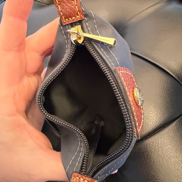 Longchamp Gray Le Pliage Mini Pouch - Picture 4 of 6